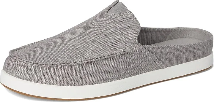 TOMS Alonso Mule Men's Lace-up Boots Drizzle Grey Canvas : 11.5 D - Medium, Cotton - Image 5