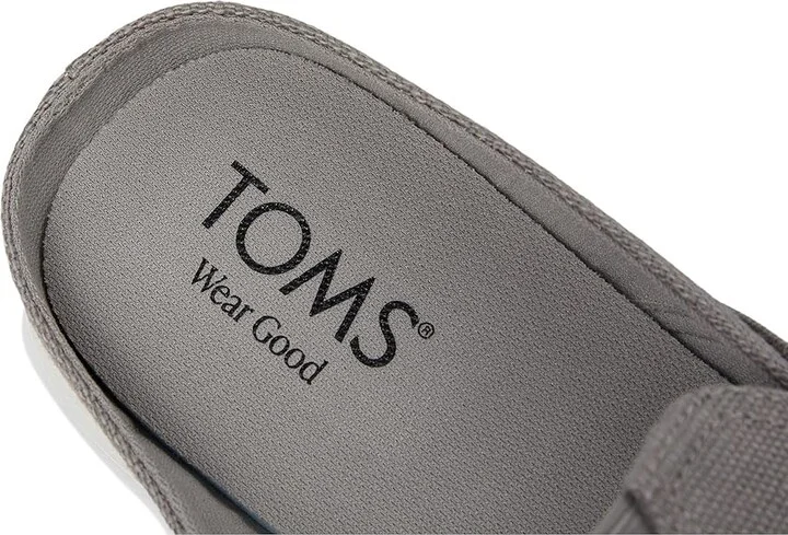 TOMS Alonso Mule Men's Lace-up Boots Drizzle Grey Canvas : 11.5 D - Medium, Cotton - Image 7