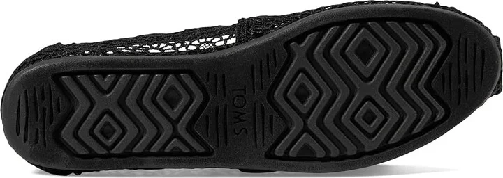 TOMS Alpargata CloudBound Women's Shoes Black Moroccan Crochet : 6 B - Medium, Textile - Image 3