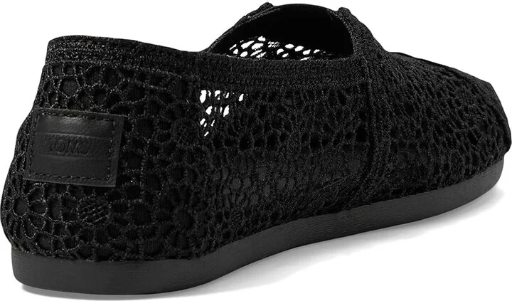 TOMS Alpargata CloudBound Women's Shoes Black Moroccan Crochet : 6 B - Medium, Textile - Image 4