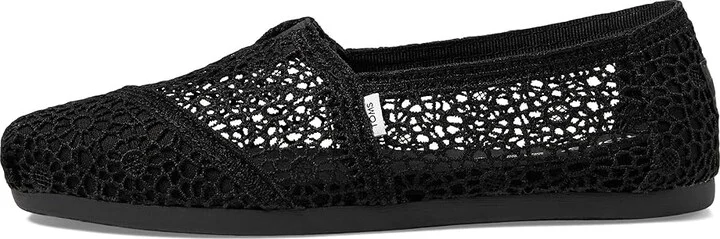 TOMS Alpargata CloudBound Women's Shoes Black Moroccan Crochet : 6 B - Medium, Textile - Image 6