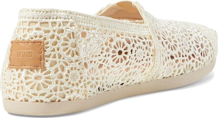 TOMS Alpargata CloudBound Women's Shoes Natural Moroccan Crochet : 11 B - Medium, Textile - Image 4