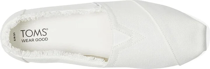 TOMS Alpargata CloudBound Women's Shoes White Canvas 1 : 6 B - Medium, Textile - Image 2