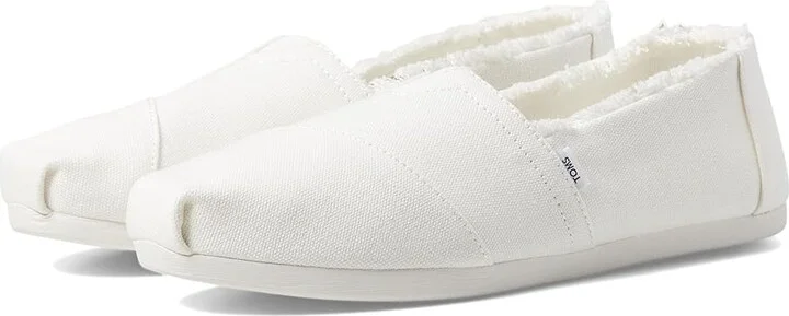TOMS Alpargata CloudBound Women's Shoes White Canvas 1 : 6 B - Medium, Textile