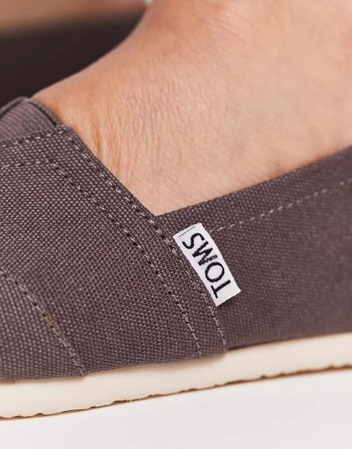 Toms alpargata espadrilles in gray - Image 3