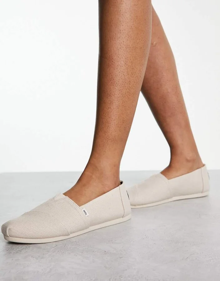 TOMS alpargata espadrilles in natural