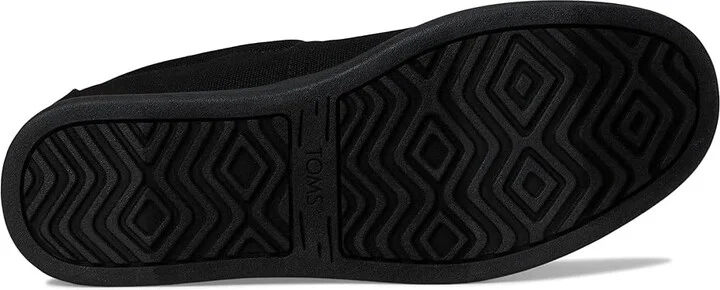 TOMS Alpargata Forward Espadrille Men's Shoes Black/Black Recycled Cotton Canvas : 10 D - Medium - Image 3