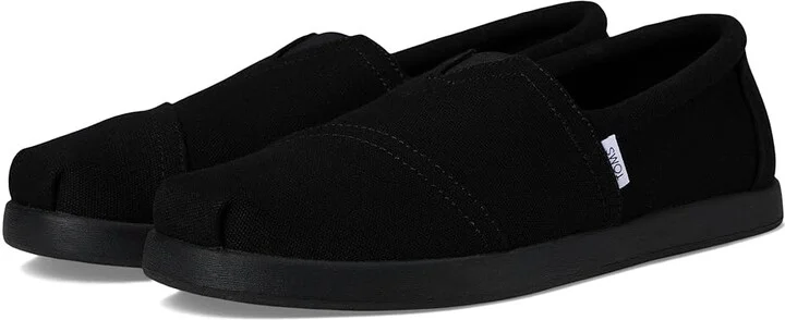 Black,black Recycled Cotton Canvas