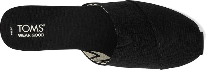 TOMS Alpargata Mule Women's Shoes Black : 8 B - Medium, Canvas - Image 2