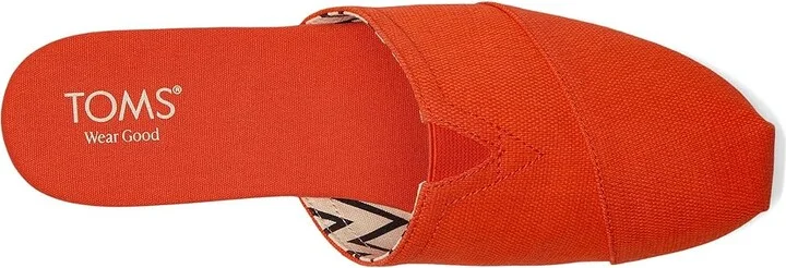 TOMS Alpargata Mule Women's Shoes Flame : 8.5 B - Medium, Canvas - Image 2