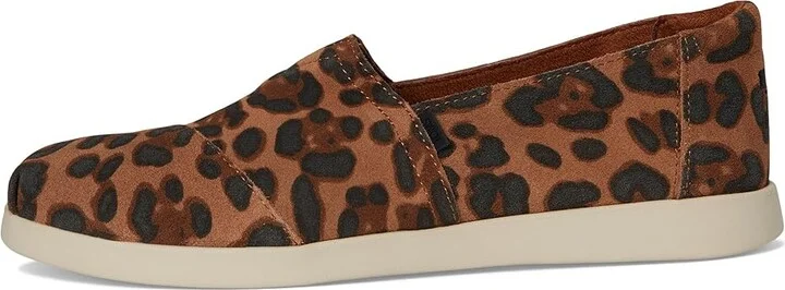 TOMS Alpargata Plus Women's Flat Shoes Brown Sugar Leopard : 5 B - Medium, Canvas/Suede - Image 6