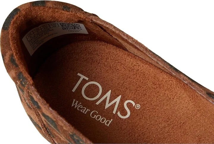 TOMS Alpargata Plus Women's Flat Shoes Brown Sugar Leopard : 5 B - Medium, Canvas/Suede - Image 7