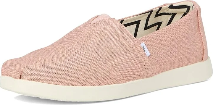 TOMS Alpargata Plus Women's Flat Shoes Cafe Creme : 11 B - Medium, Canvas/Suede - Image 5