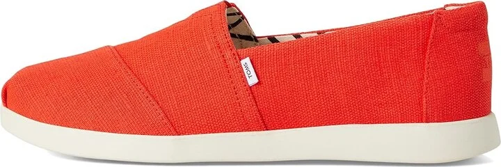 TOMS Alpargata Plus Women's Flat Shoes Flame : 11 B - Medium, Canvas/Suede - Image 6
