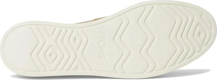 TOMS Alpargata Plus Women's Flat Shoes Gold Metallic : 7 B - Medium, Canvas/Suede - Image 3