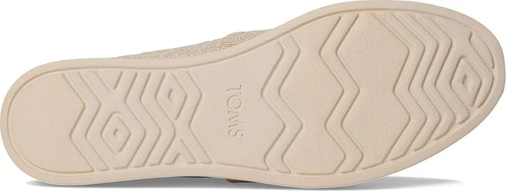 TOMS Alpargata Plus Women's Flat Shoes Natural : 12 B - Medium, Canvas/Suede - Image 3