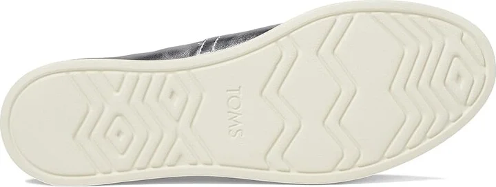 TOMS Alpargata Plus Women's Flat Shoes Silver : 5.5 B - Medium, Canvas/Suede - Image 3