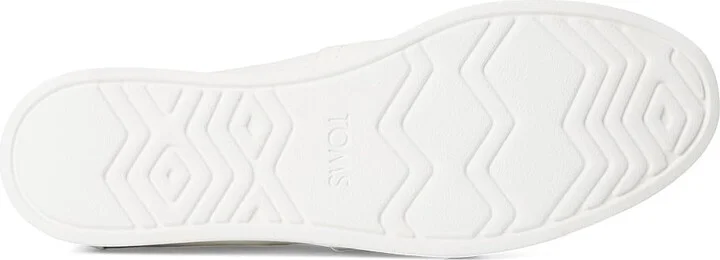 TOMS Alpargata Plus Women's Flat Shoes White : 8.5 B - Medium, Canvas/Suede - Image 3