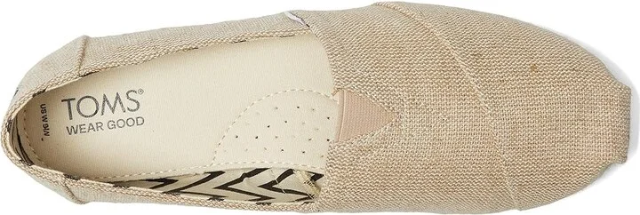 TOMS Alpargata WIDE Women's Shoes Natural Undyed : 9 D - Wide, Canvas - Image 2