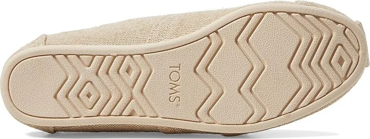 TOMS Alpargata WIDE Women's Shoes Natural Undyed : 9 D - Wide, Canvas - Image 3