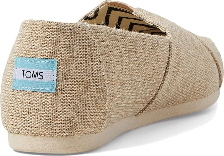 TOMS Alpargata WIDE Women's Shoes Natural Undyed : 9 D - Wide, Canvas - Image 4