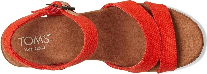TOMS Audrey Women's Shoes Flame : 7.5 B - Medium, Synthetic - Image 2