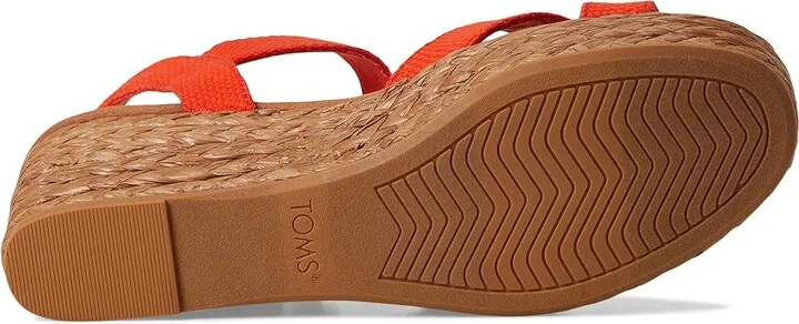 TOMS Audrey Women's Shoes Flame : 7.5 B - Medium, Synthetic - Image 3