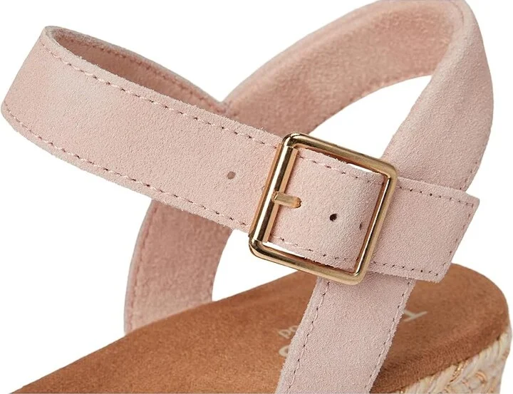 TOMS Audrey Women's Shoes Pale Rose Suede : 10 B - Medium, Synthetic - Image 7