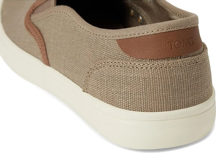 TOMS Baja Men's Slip on Shoes Dune : 7.5 D - Medium, Canvas - Image 7