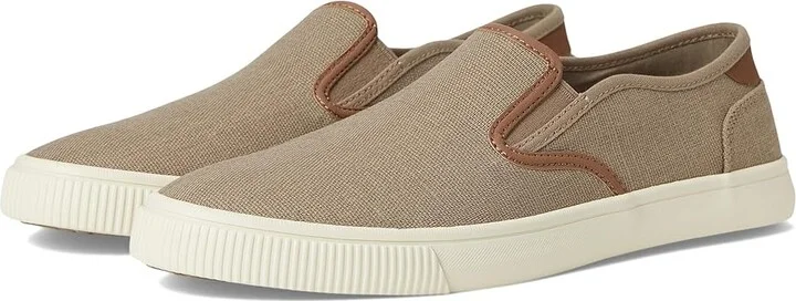 TOMS Baja Men's Slip on Shoes Dune : 7.5 D - Medium, Canvas
