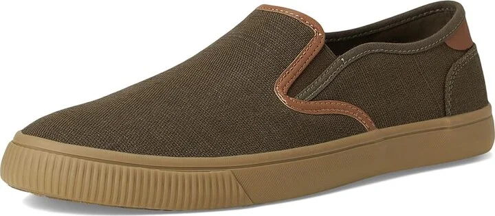 TOMS Baja Men's Slip on Shoes Olive : 8 D - Medium, Canvas - Image 5