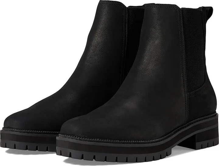 TOMS Bennet Women's Boots Black Leather : 7 B - Medium