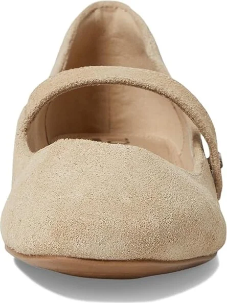 TOMS Bianca Women's Flat Shoes Oatmeal Suede : 8 B - Medium, Leather/Polyester/Suede - Image 5