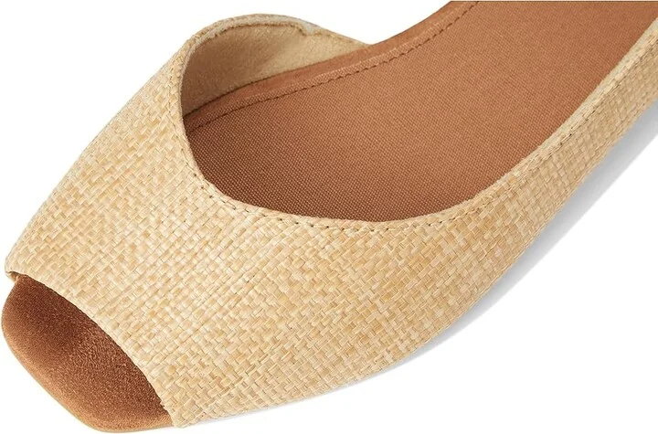 TOMS Briella Slingback Women's Flat Shoes Almond Raffia : 7 B - Medium, Nylon/Rubber - Image 7