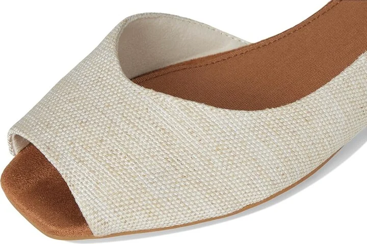 TOMS Briella Slingback Women's Flat Shoes Natural : 6.5 B - Medium, Nylon/Rubber - Image 7