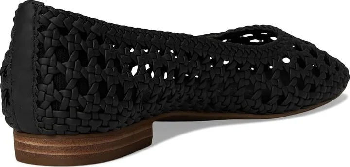 TOMS Briella Women's Shoes Black Woven Basket : 7 B - Medium, Synthetic - Image 4