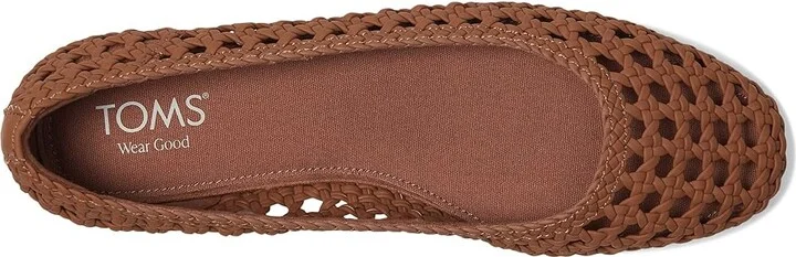 TOMS Briella Women's Shoes Brown Sugar Woven Basket : 12 B - Medium, Synthetic - Image 2