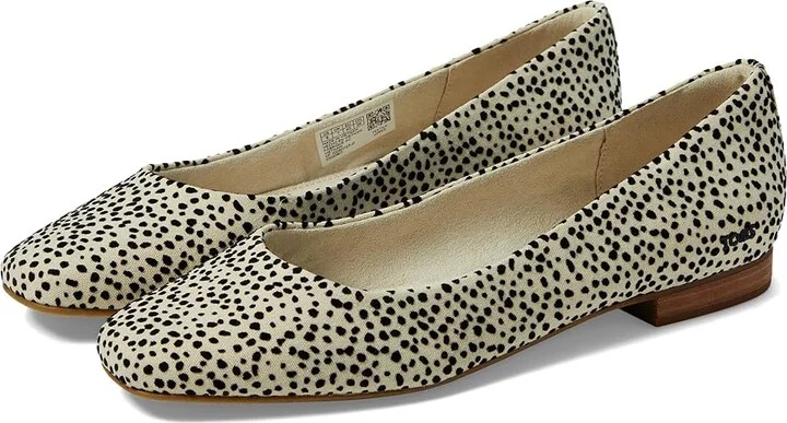 TOMS Briella Women's Shoes Flocked Mini Cheetah : 6 B - Medium, Synthetic