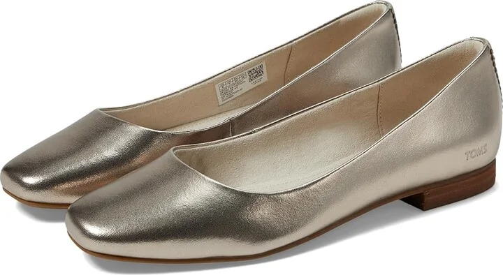 Light Gold Metallic Leather