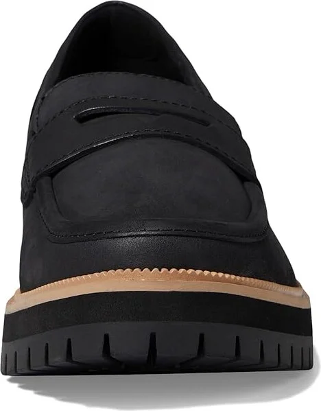 TOMS Cara Women's Shoes Black/Black Leather : 10 B - Medium, Leather/Rubber - Image 5