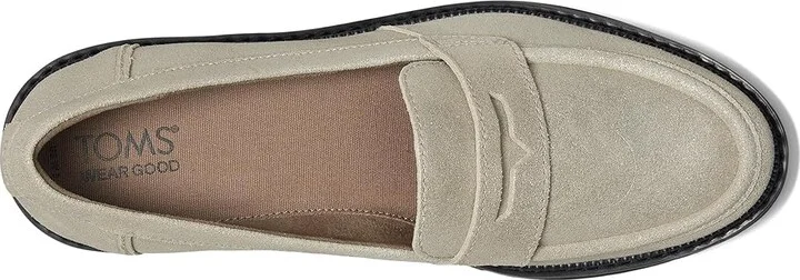 TOMS Cara Women's Shoes Champagne Metallic : 6.5 B - Medium, Leather/Rubber - Image 2