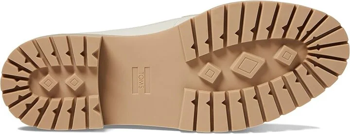 TOMS Cara Women's Shoes Light Sand Leather : 12 B - Medium, Leather/Rubber - Image 3