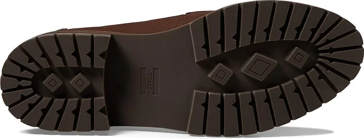 TOMS Cara Women's Shoes Oak Brown : 9.5 B - Medium, Leather/Rubber - Image 3