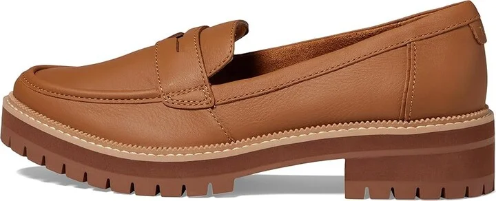 TOMS Cara Women's Shoes Tan Leather : 10 B - Medium, Leather/Rubber - Image 6