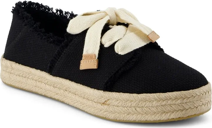 TOMS Carolina Lace Up Platform Espadrille Sneaker