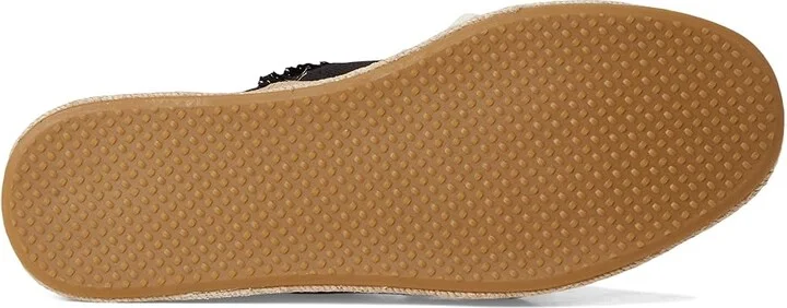 TOMS Carolina Lace-Up Women's Flat Shoes Black Beachside Woven/Fray : 12 B - Medium, Cotton - Image 3