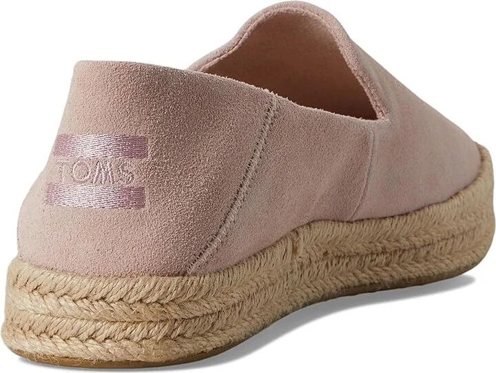 TOMS Carolina Women's Shoes Ballet Pink : 9 B - Medium, Suede - Image 4