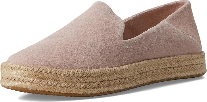 TOMS Carolina Women's Shoes Ballet Pink : 9 B - Medium, Suede - Image 5