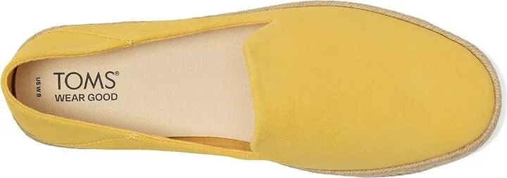 TOMS Carolina Women's Shoes Pineapple Yellow : 7.5 B - Medium, Suede - Image 2