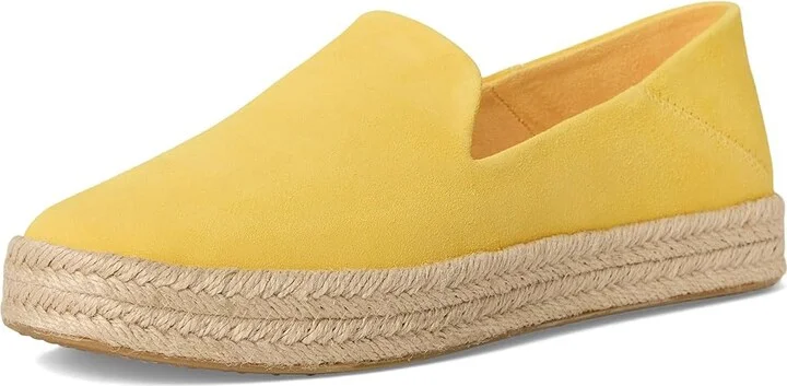 TOMS Carolina Women's Shoes Pineapple Yellow : 7.5 B - Medium, Suede - Image 5